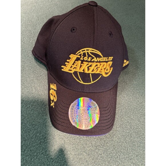 NBA Los Angeles Lakers Adidas Special Edition 16x World Champions RARE Hat Cap - Picture 8 of 9